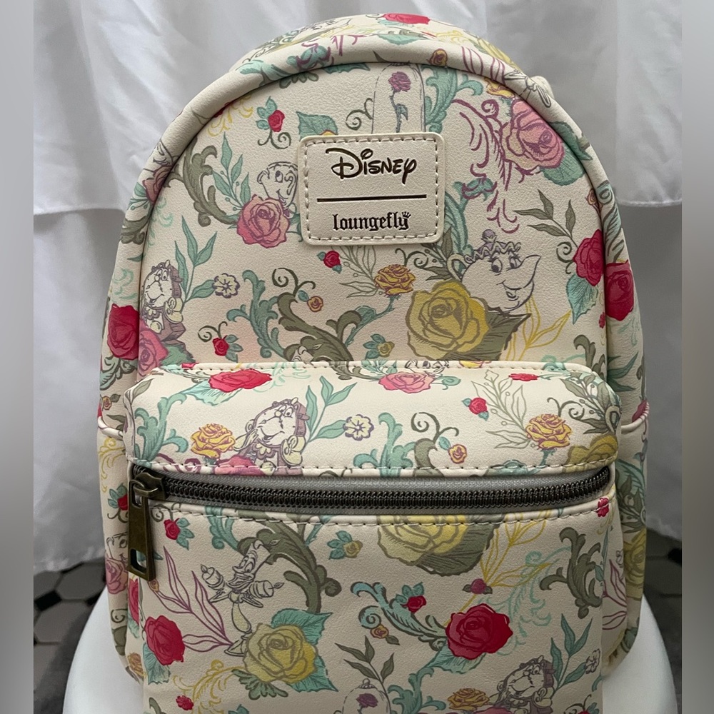 Beauty and The Beast Loungefly Backpack New